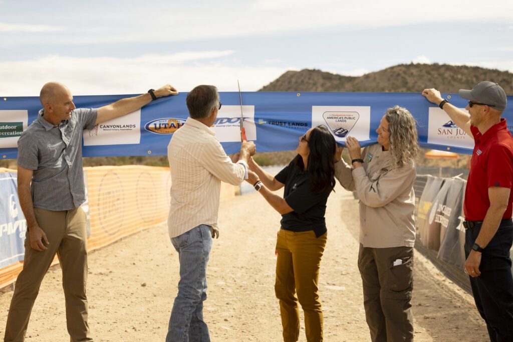 Mud Springs Ribbon Cutting in Moab Utah