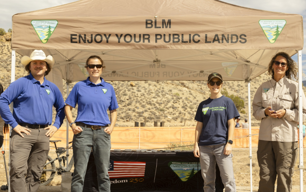BLM Booth Mud Springs Ribbon Cutting